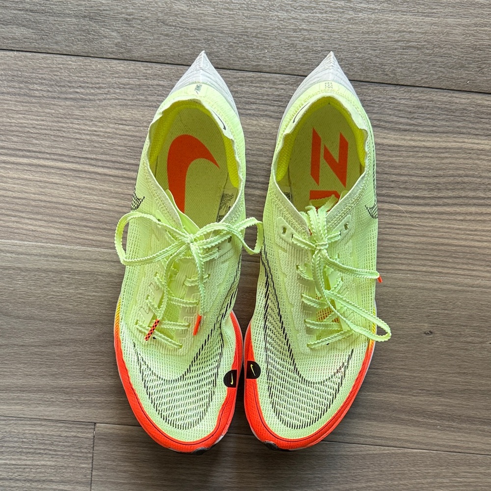 Nike ZoomX Vaporfly Next% 2 Volt Orange Men’s Size 9.5 Running Shoes - Picture 5 of 7